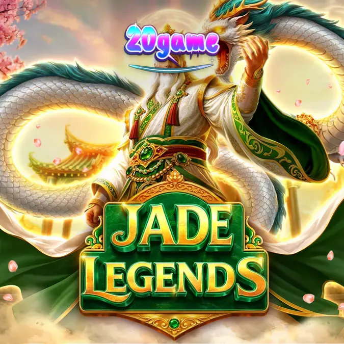 Interface do jogo de slot Jade Legends com elementos orientais